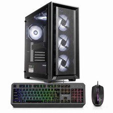 Prebuilt Gaming PC Desktop I9-11th RTX 4060 32GB RAM 1TB SSD Win11 WiFi6 BT5.4 picture