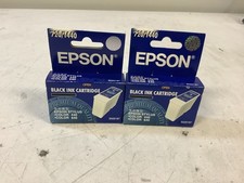 (Lot of 2) Epson S020187 720/1440dpi Black Ink Cartridge 