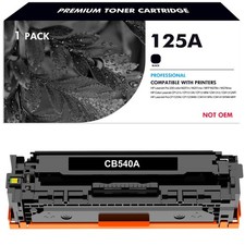 1PK CB540A Black Toner 125A for HP Color LaserJet CP1518 CP1518ni CM1300 CP1210 picture