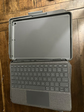 L.ot of 10 Logitech Combo Touch Keyboard Case for Apple iPad 7th, 8th, 9th Gen picture