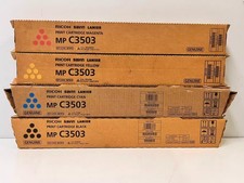 NEW Genuine Ricoh MP C3503 Toner Cartridge Full Set CMYK-4PACK picture