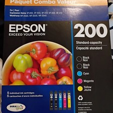 Epson 200 Standard Black Inkjet Cartridges 2-Pack Value Combo T2001-5-SVH picture