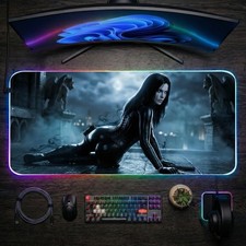 Selene Mouse Pad, Underworld RGB Extended Gaming Desk Mat XXL picture