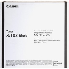 Canon T03 Black Toner Genuine (Opened Box) ImageRUNNER ADV 525 615 715 717 picture