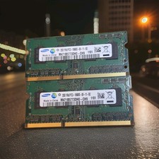 USED Samsung M471B5773DH0-CH9 4 GB (2 x 2GB) PC3-10600S Laptop Memory Ram 1Rx8 picture