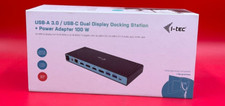 i-tec Thunderbolt3 USB-C Dual Display Docking Station 65 watt CADUA4KDOCKPDLUS picture