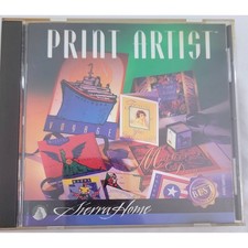 Print Artist Version 4.0 PC Windows 95 1996 Vintage Sierra Software Complete picture
