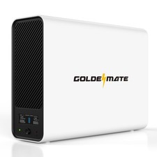 GOLDENMATE 1000VA LiFePO4 UPS 800W Battery Backup Pure Sine Wave White for PC picture