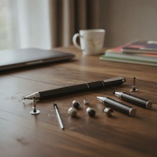 Stylus Pen, 4 in 1 Stylus Pen for Touch Screens Everyday Use -Black | High Pr... picture