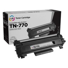 LD Replacement for Brother TN770 TN-770 TN760 TN-760 Super High Yield Black picture