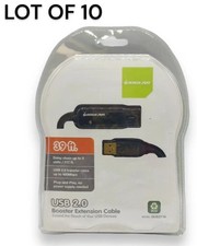 LOT OF 10 IOGEAR GUE2118 39ft. USB 2 Booster Extension Daisy Chain Plug And Play picture