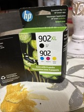 New Genuine HP 902XL HP 902 Regular Color Ink Cartridges 01/2027 missing black picture