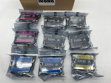IKONG Black, Cyan, Yellow, Magenta 220XL Ink Cartridges - 9 Pack picture