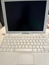 Apple iBook G4 Laptop A1054 Mac OS 10.4 Tiger 12.1” HEUA Working (No Cord) picture