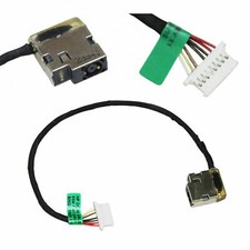 DC Power Jack w/ Cable HP 15-DY 15-DY1059MS 15-DY2176NR 15-DY2177NR 15-DY2193DX picture