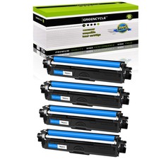 4PK TN221 TN225 Cyan Toner Fits for Brother HL-3180CDW MFC-9140CDW MFC-9140CDN picture