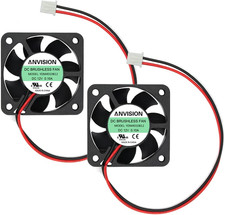 2-Pack 40Mm X 10Mm DC 12V Brushless Cooling Fan, Dual Ball Bearing picture