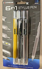 3 PAC: Xtreme 6-in-1 Stylus Pen Level Phillips/Flat Screwdriver Ruler - NEW SEAL picture
