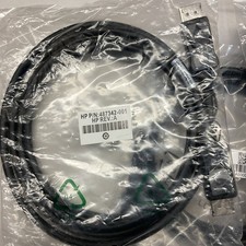LOT OF 20 NEW DISPLAYPORT CABLES MIXED BRANDS/LENGTHS  AND HANDLING picture