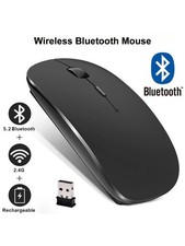 Wireless Bluetooth Mouse Silent Optical Mouse for Laptop Tablet - BLACK picture