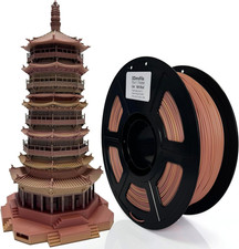 PLA 3D Printer Filament 1.75Mm,Matt,Wood,Brown,Net Weight 1Kg(2.2Lbs) picture
