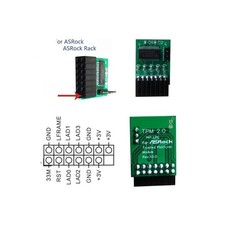 1PC NEW ASRock Rack TPM Module (14 Pin 14-1) SPI TPM 2.0 Trusted Platform picture
