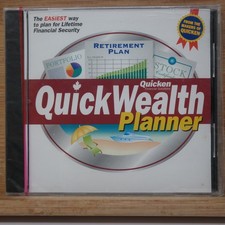 Quicken QuickWealth Planner Cd-rom Software for Windows 95 98 NT Financial picture