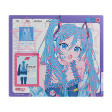 WALLHACK SP-005 Hatsune Miku OS Glass Mousepad IN HAND SHIPS IMMEDIATELY picture