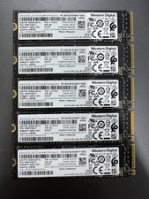 Lot of 5 Western Digital PC SN730 NVMe 256GB M.2 PCIe SSD Solid State Drives picture