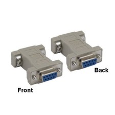 Kentek Null Modem DB9 Female/Female Adapter Molded Connector Serial Port RS232 picture