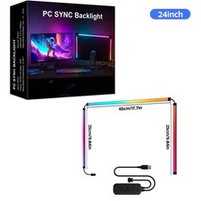 RGB Monitor Backlight Strip with App & Music Sync for Gaming Setup picture