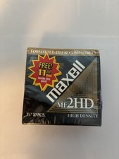 Maxell MF2HD 3.5” High Density Floppy Disks 11-Pack Sealed picture