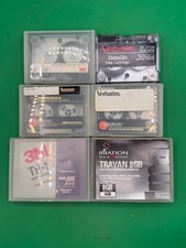 Lot of 6 Vintage Data Tape Cartridges Travan QIC-80 DC2120 Verbatim TC picture