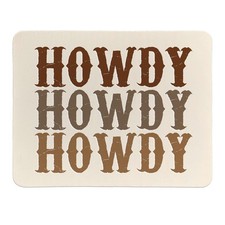 Rusenbao Western Mouse Pad, Desk 9.4 x 7.8 inches, Howdy  picture