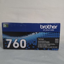 Genuine Brother TN760 Black High Yield Toner Cartridge - New Open Box picture