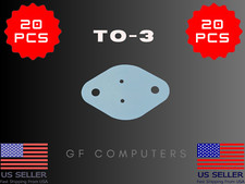 20 Pack TO-3 Transistor Silicone Insulator Pads Thermal Insulation Rubber Pad picture