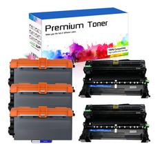 3PK TN750 Toner+2PK DR720 Drum for Brother HL-5470DWT HL-6180DWT MFC-8810DW picture