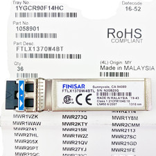 2 Pack SFP 10 GB Finisar FTLX1370 W4BTL-TM Tranceiver Module picture