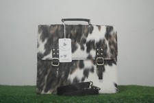 Cowhide Hair-on-Hide Laptop Bag: Rustic Western Style meets Modern Functionality picture