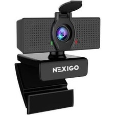 NexiGo N60 1080P Webcam with Mic, Adjustable FOV, Zoom Software Control Free S/H picture