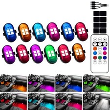 Upgraded Wireless LED Lights for Car, Rechargeable Interior Car Lights 12pcs picture
