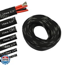 30ft PET Expandable Sleeving Wire Cable Sleeve (1/6