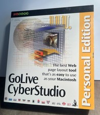 GoLive Cyberstudio Personal Edition,  Vintage 1998 for Macintosh picture