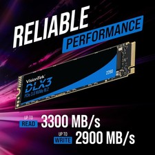 VisionTek DLX3 512GB M.2 2280 PCIe NVMe Internal Solid State Drive 901555 picture