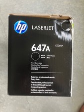 HP 647A CE260A Black Toner Cartridge Genuine New Sealed-MINOR BOX DAMAGE picture