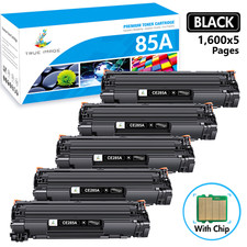 5PK CE285A 85A Black Toner Cartridge Compatible For HP 85A LaserJet Pro M1132 picture