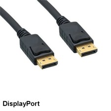 KNTK 25' DisplayPort 1.2 Cable 28AWG Male to Male DP Cord HD Monitor Projector picture