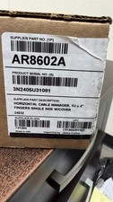 AR8602A (APC)  Horizontal Cable Manager, 1U, Single Side with Cover, Black, picture