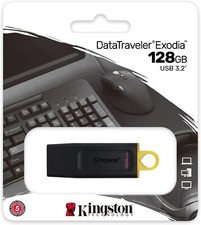 Kingston DTX/128GB DataTraveler Exodia 128GB USB 3.2 Gen 1 Flash Drive Key Ring picture