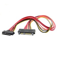 NFHK SAS Hard Disk Drive SFF-8482 SAS Cable 29Pin Male to Female Extension Ca... picture